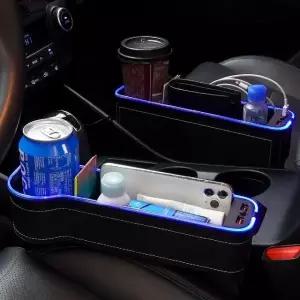 사이드포켓 차량용 멀티 컵홀더 QC3.0 충전기 틈새 (WFJHJ0B)