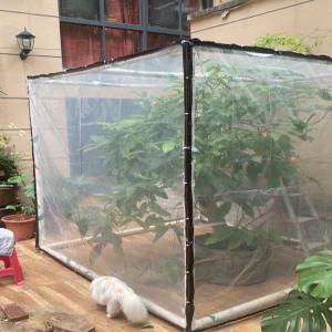 투명 갑바 천막 방수 주차장 베란다 업소용 대형 비닐 캐노피 보호막