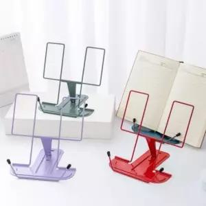 고품질 휴대용 독서대 접이식 철제 북스탠드 스탠드 책받침대 (WFJI2I3)