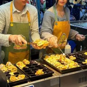 기계 자동 타코야끼 낙지 가스 물고기 냄비