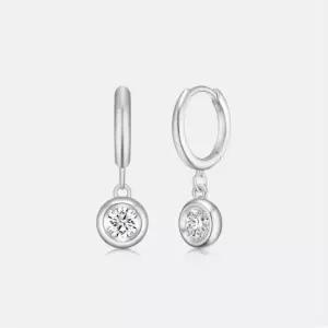 베브 화이트 랩다이아몬드 1부 귀걸이 A253SEU401WPH