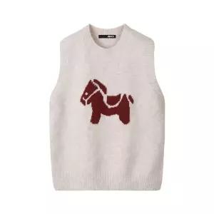 [BNX]애니멀 울 풀오버 베스트 (BX3VT002L0)