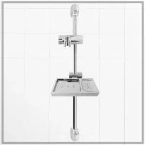 [골드스마일]욕실샤워기걸이 슬라이드바 비누 욕실 비누대 샤워기걸이 리모델링