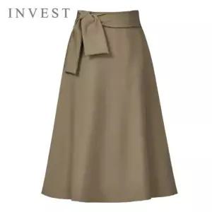 [인베스트] 리본 포인트 플레어 스커트_IN5F1SK8070