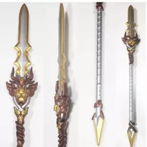 장난감 검 창 무기 장검 검사 분장 액세서리