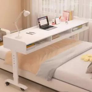 바퀴달린 다용도 간이 탁자 이동식 침대위 책상 베드 테이블