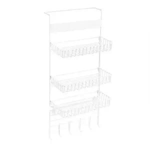 냉장고 걸이 3단 선반 화이트 다용도 진열 화장품 진열 다용도 진열장 주방 소품장 벽면