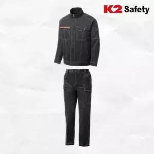 K2 SAFETY 21JK-A160R(자켓) 21PT-A360R(팬츠) 세트 내구성 뛰어난 데님 소재 멀티 포
