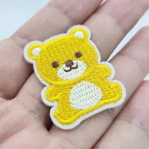 옷리폼 가방꾸미기 곰돌이 자수 와펜 WFJTRT0