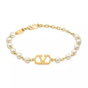 [발렌티노]브이로고 시그니처 비즈 체인 팔찌 144731563