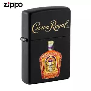 ZIPPO 라이터 프린팅 49820 Crown Royal 오일+심지+부싯돌 3종세트 포함