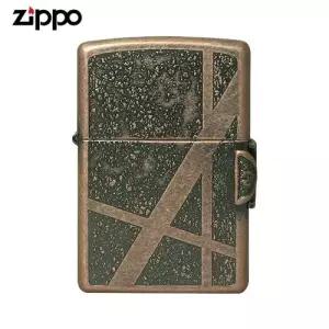 ZIPPO 라이터 엠블렘 ROCK STUD CA fleur-de-lis cross 오일+심지+부싯돌 3종세트 포함