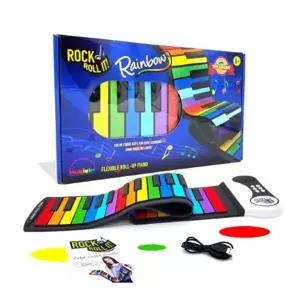 뮤키킴 휴대용 무지개롤피아노 음악놀이