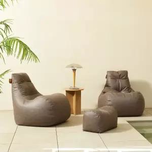 초대형 티아라 BF501 비건레더 빈백소파 1인쇼파 카페의자