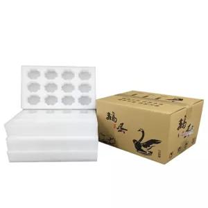 거위 알 포장 스티로폼 상자 충격 방지 완충제 6개 수납 케이스