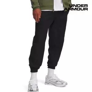 [롯데백화점]언더아머 남성 UA 아이콘 우븐 조거 팬츠 6000663-001