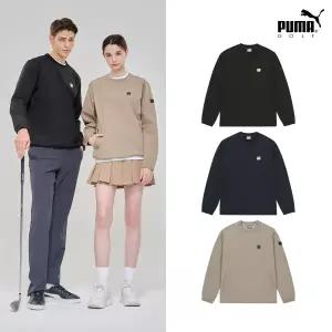 [푸마골프] 브러쉬 맨투맨 남녀공용 3컬러 택1