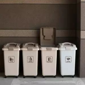 원터치 분리수거함 30L 50L 재활용박스 세트 (WFJYGM5)