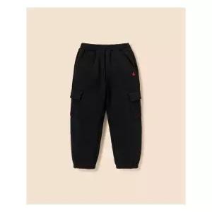 면기모 스웨트 팬츠-블랙 (BI5X21U025)