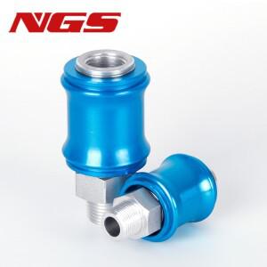 [로로구대]HSV-06 08 10 15 20-B-SS-SF-FF 알루미늄 공압 핸드 슬라이드 밸브 수동 푸시 배기 제어 스위치