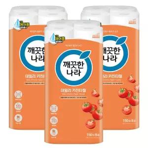 깨끗한나라 데일리 키친타올 150매 8롤x3팩 2053678 J