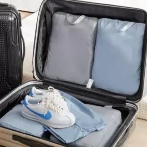 캐리어 여행용 압축 파우치 가방 정리 압축팩 대형 (WFK0WQ1)