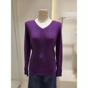 [SOUP](신세계 사우스시티) 소매 단추 브이넥 골지 니트 (SB9LK91)