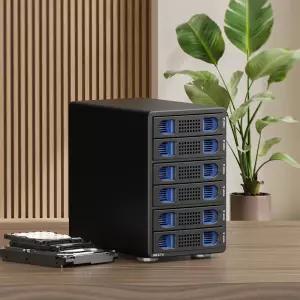 6베이 DAS USB3.0 GEN2 HDD SSD 데이터스토리지 926U3