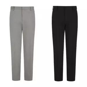 [롯데백화점]리얼지오지아 6컬러] 테이퍼드핏 사방스판 밴딩 약기모 슬랙스 ADE4PP1901