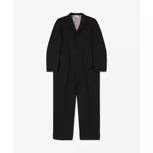 국내매장판 톰브라운 점프슈트 3플라이 울 모헤어 티핑 스포츠 코트 점프수트 - 블랙 / MUU020B00170001 49