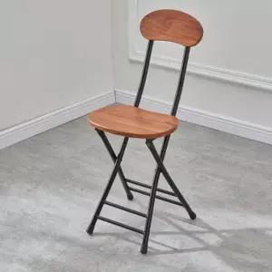 등받이 의자 화장대 간이 스툴 접이식 카페 의자 (WFK76AA)
