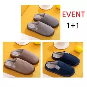 인기상품 1+1캐주얼 털실내화 겨울 남성 털슬리퍼 거실화 [WB3F7AB_250920]