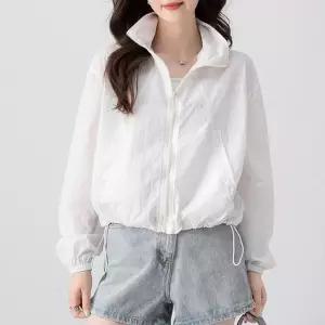 바람막이 숏 자켓 크롭 점퍼 얇은 블루종 (WFK78GQ)