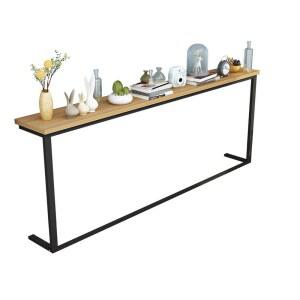 긴 쇼파 뒤 선반 인테리어 사이드 틈새 침대 슬림 테이블