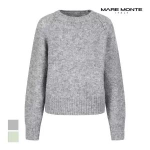 [마레몬떼] 울혼방 라운드넥 니트_M23NMKT01B0