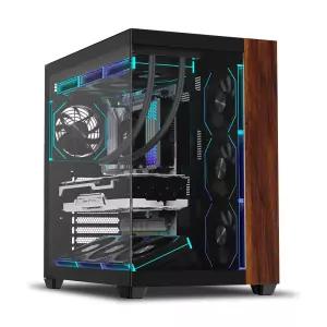 :마이크로닉스 WIZMAX 우드리안 MAX 파워업 컴퓨터 PC 케이스