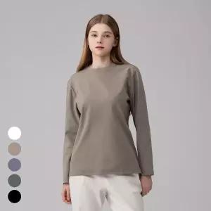 에버라스트 여성 레귤러핏 긴팔 티셔츠 기본티 긴팔티