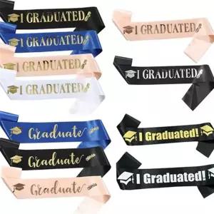 졸업 축하 어깨띠 기념 파티 숄더띠 졸업 사진 어깨띠 시즌 스트랩 졸업식 기념일 준비물 대학교 이벤트 학