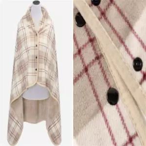 ALL아라 망토 담요(브라운+레드) 이불담요