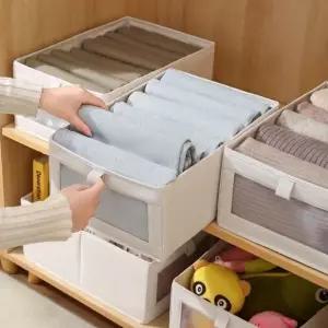 의류 정리함 박스 옷장 정돈 보관함 2개세트 (WFK80WH)