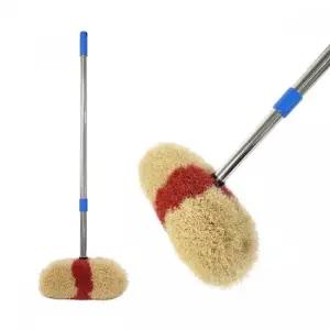 스텐 잔디 청소차솔 세차걸레 잔디차솔 2단봉 청소솔 대형차세차 세차솔 차솔