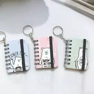 미니 메모장 휴대용 수첩 키링 유유팩토리 다용도 선물