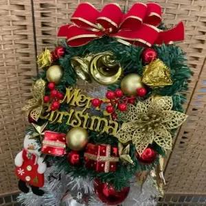 크리스마스 리본 장식 오너먼트 꽃장식 홈파티 크리스마스꾸미기 크리스마스홈파티