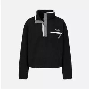 [셀러허브]컬럼비아 여성 헬베시아 II 크롭 하프스냅 플리스 풀오버 C64AR7330-008 (S41299107)