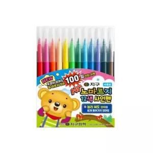 지구화학 사인펜 12색 노마르지 노마르지 사인펜 12색 색사인펜 16색 지구 24색