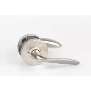 방문손잡이 문고리 버튼형 그레이 윙 문손잡이