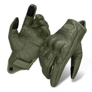 가죽장갑 바이크 장갑 오토바이 라이더 가죽 천공 터치스크린 모토크로스 오토바이장갑 레이싱 모터바이크 모토 남녀