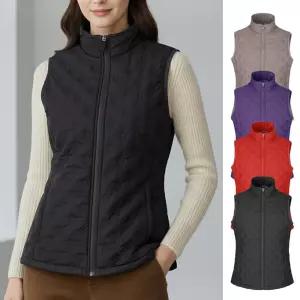 여성 기모 안감 고주파 무봉제 경량 패딩 조끼 가을 초겨울 외출복 실내복 보온 웰론 베스트 MZ 569