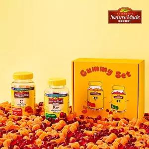 [네이처메이드] 맛있는 비타민 구미세트 (비타민C+비타민B12) 쇼핑백 증정