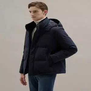 [갤럭시](GA5X38U08R) [GALAXY] COMFY 칼라퍼 다운 점퍼 - 네이비 / GXY MIA